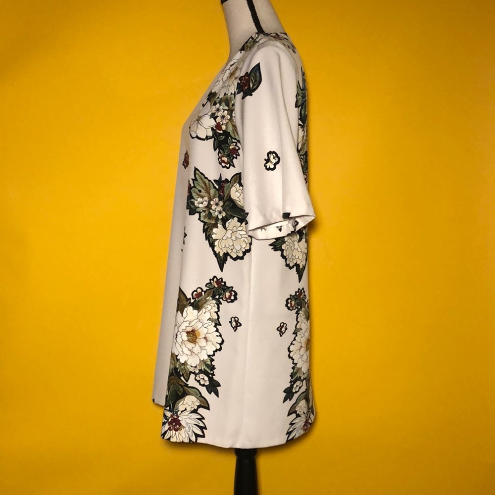 Zara Basic Collection Floral Print Mini Dress - image 3